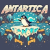 Antarctica logo in beautiful abstract art font - create online beautiful lettering