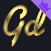 Gold Font - bellas letras doradas
