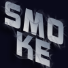 Make text in the smoke smoke style