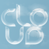 Beautiful font from clouds.
